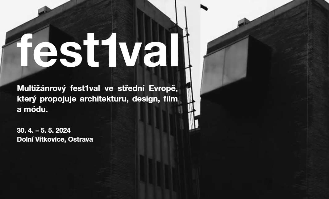 Multi-genre fest1val in Central Europe that combines architecture, design, film and fashion will also feature the opening of Rony Plesl’s exhibition